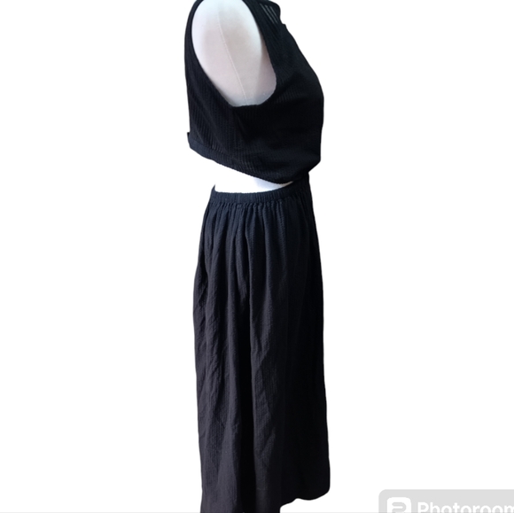 APiece Apart Sz Sm Dia Cut-Out Black Maxi Dress - NWT - Picture 5 of 12